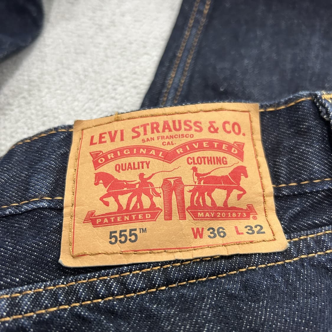 리바이스 데님팬츠 555 36 상품이미지2