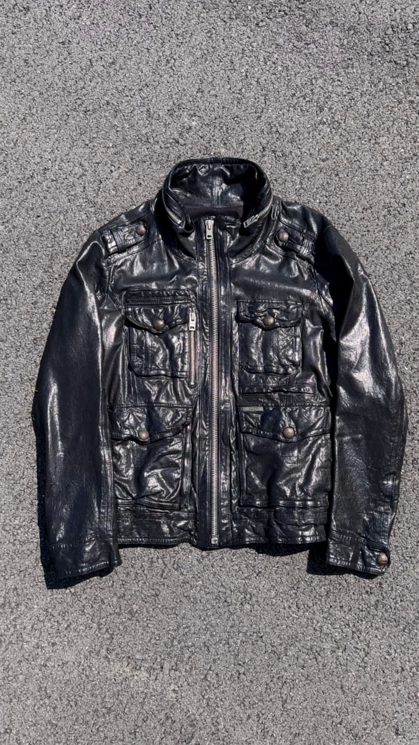[Vintage]  Buckaroo 프리미엄 레더 m65 자켓 L 상품이미지2
