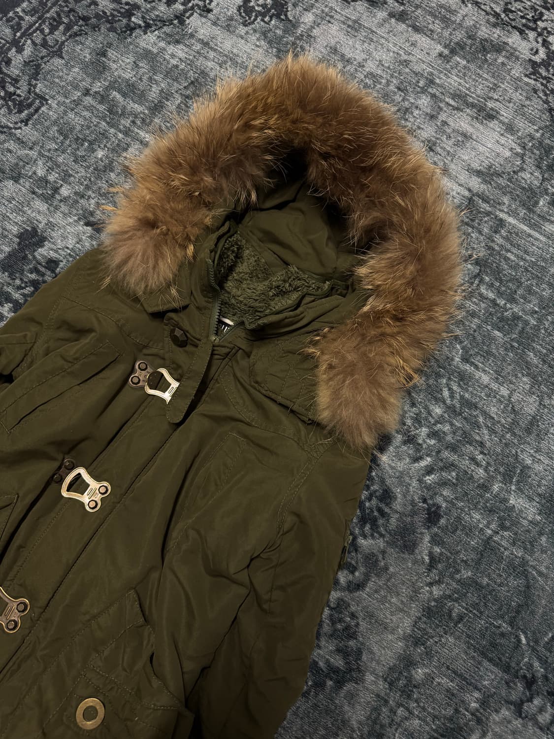 Sly 00s archive trimming fur military ja 상품이미지3