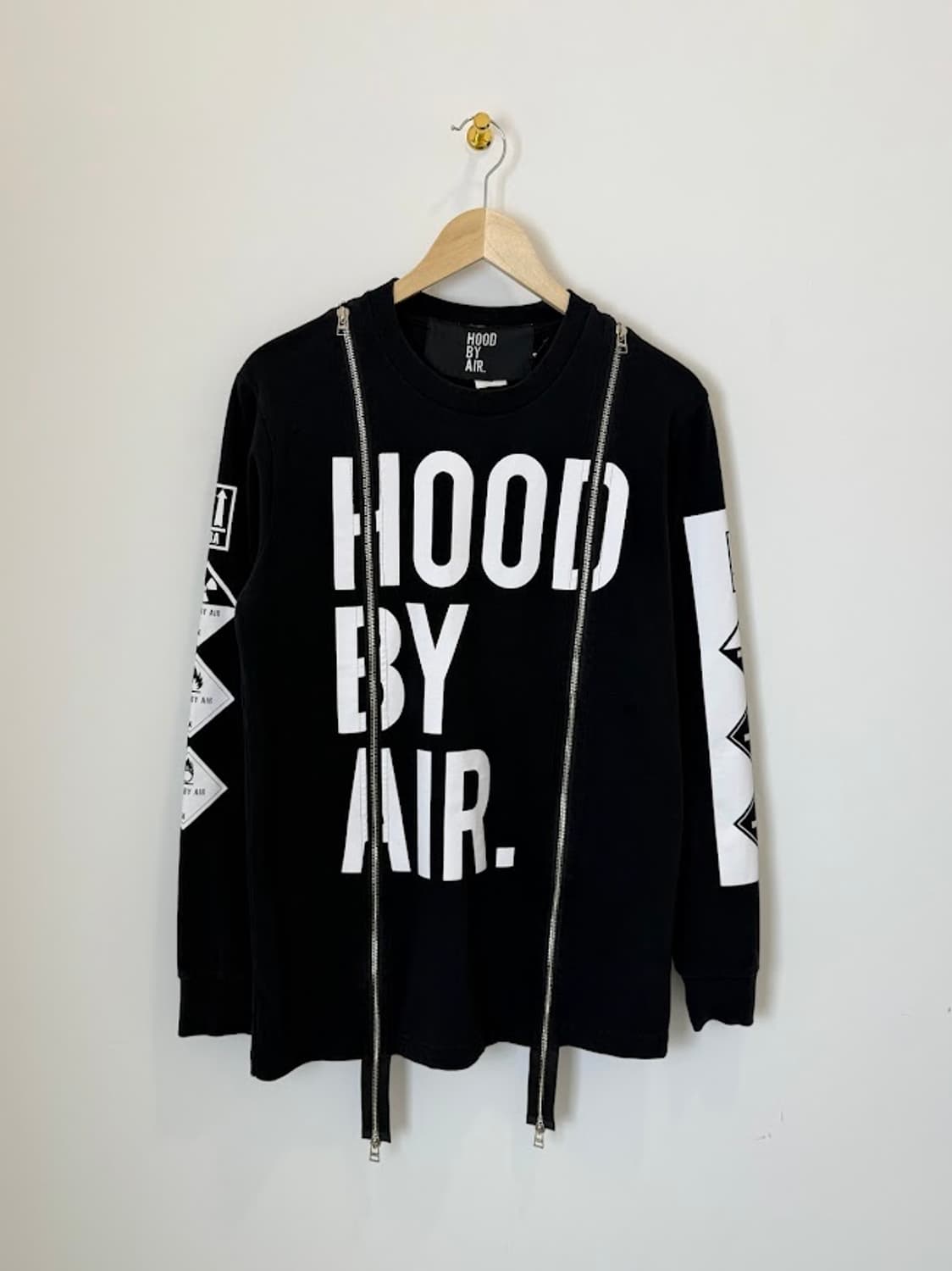 후드바이에어HBA 더블지퍼 롱슬리브 상품이미지1