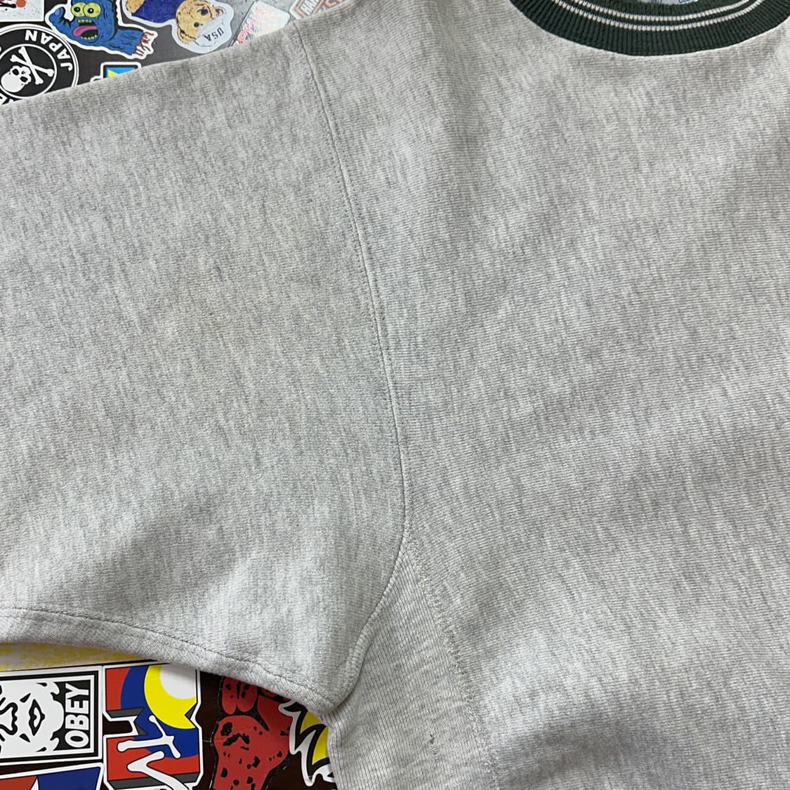 90s USA 챔피온 리버스위브 링거 스웻셔츠 L 상품이미지6