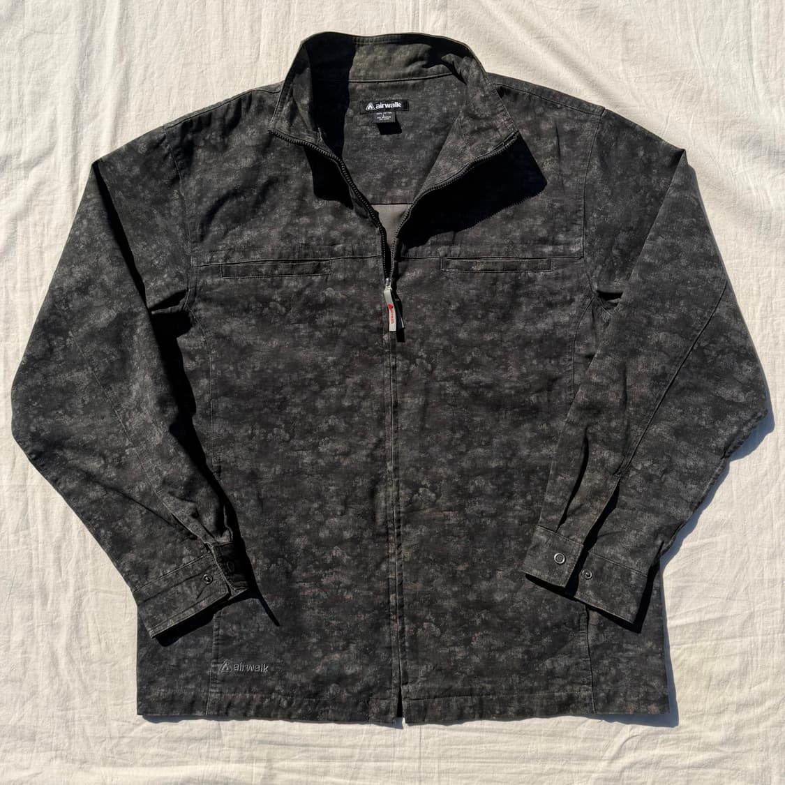 에어워크 블랙 카모 밀리터리 집업 자켓 상품이미지1