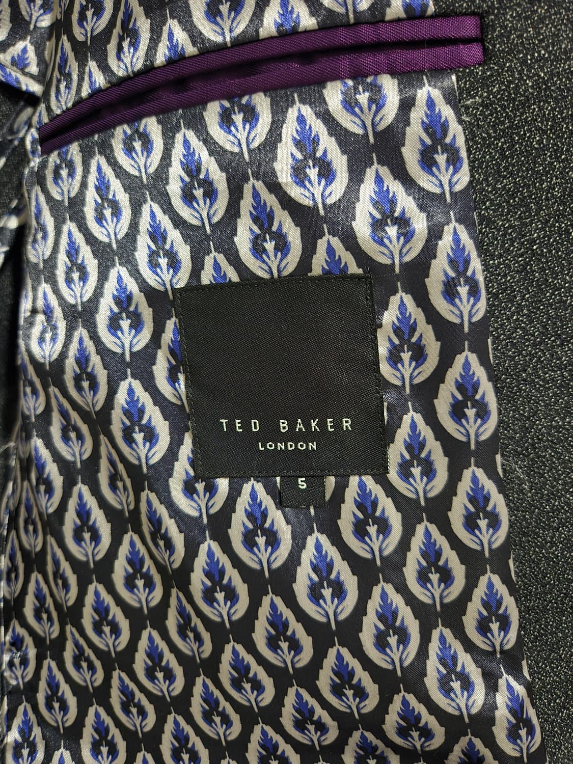 [테드 베이커] 다크그레이 블레이저 5사이즈 상품이미지3