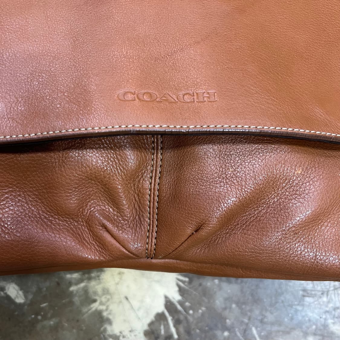 코치 카멜 브라운 가죽 크로스백 메신저백 가방 상품이미지2