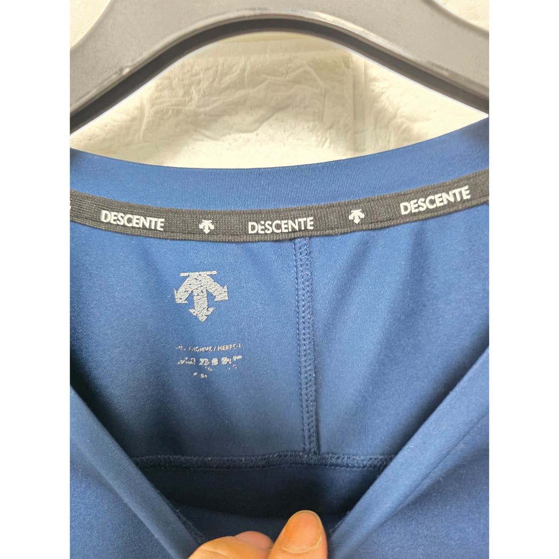데상트 NC다이노스 긴팔 티셔츠 네이비 3XL 상품이미지2