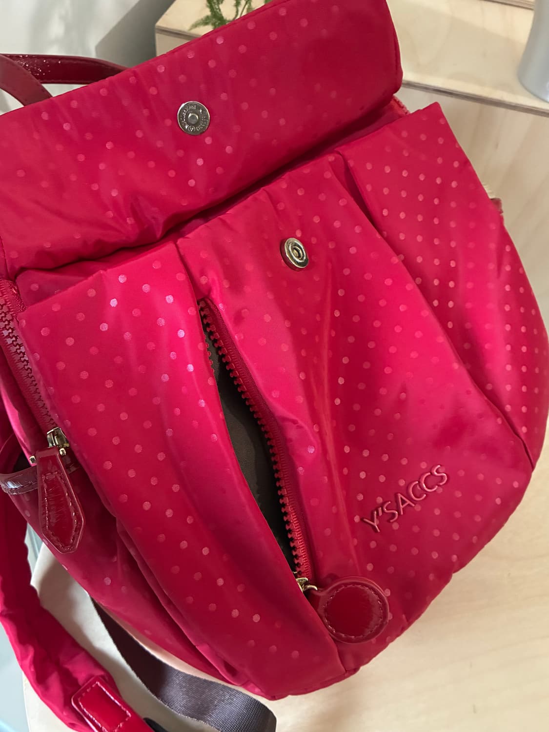 요지 야마모토 Y'SACCS 도트 백팩 상품이미지2