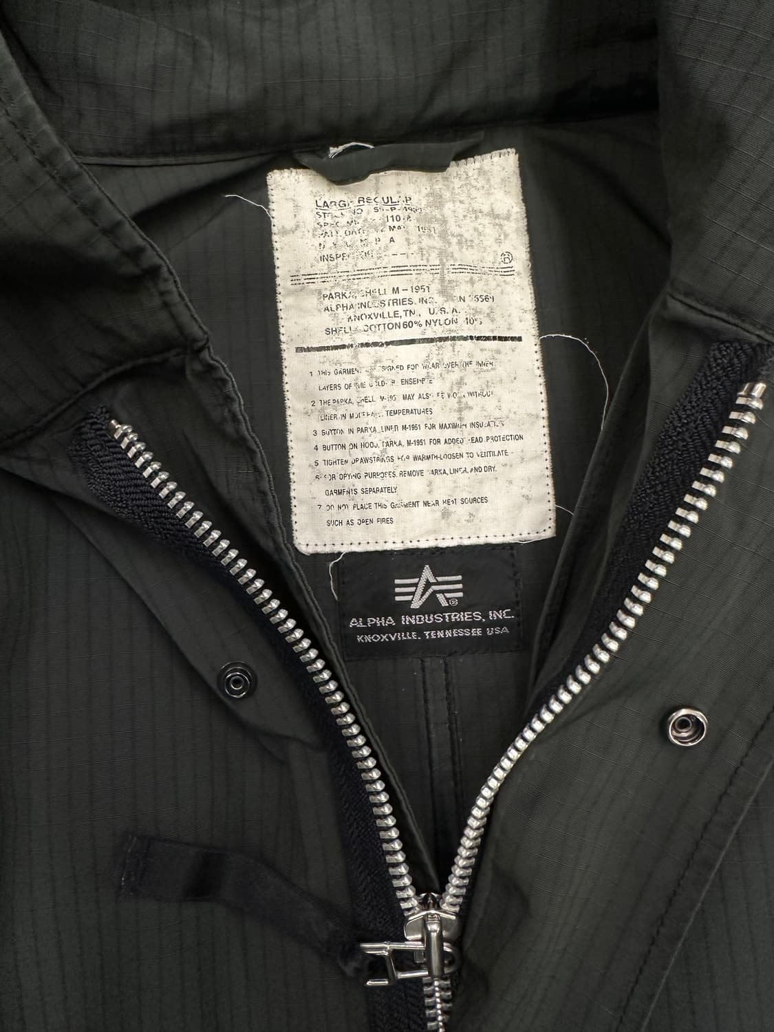 알파인더스트리 90s USA m65 필드자켓 처분  상품이미지4