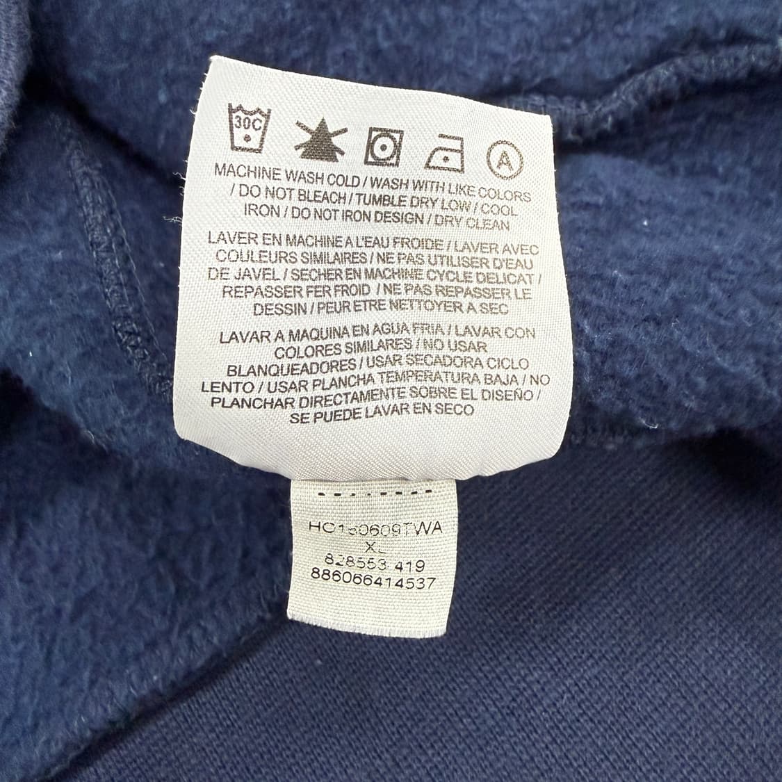 (XL)나이키 NIKE 조던 리스펙트 후드티셔츠(네이비) 상품이미지3