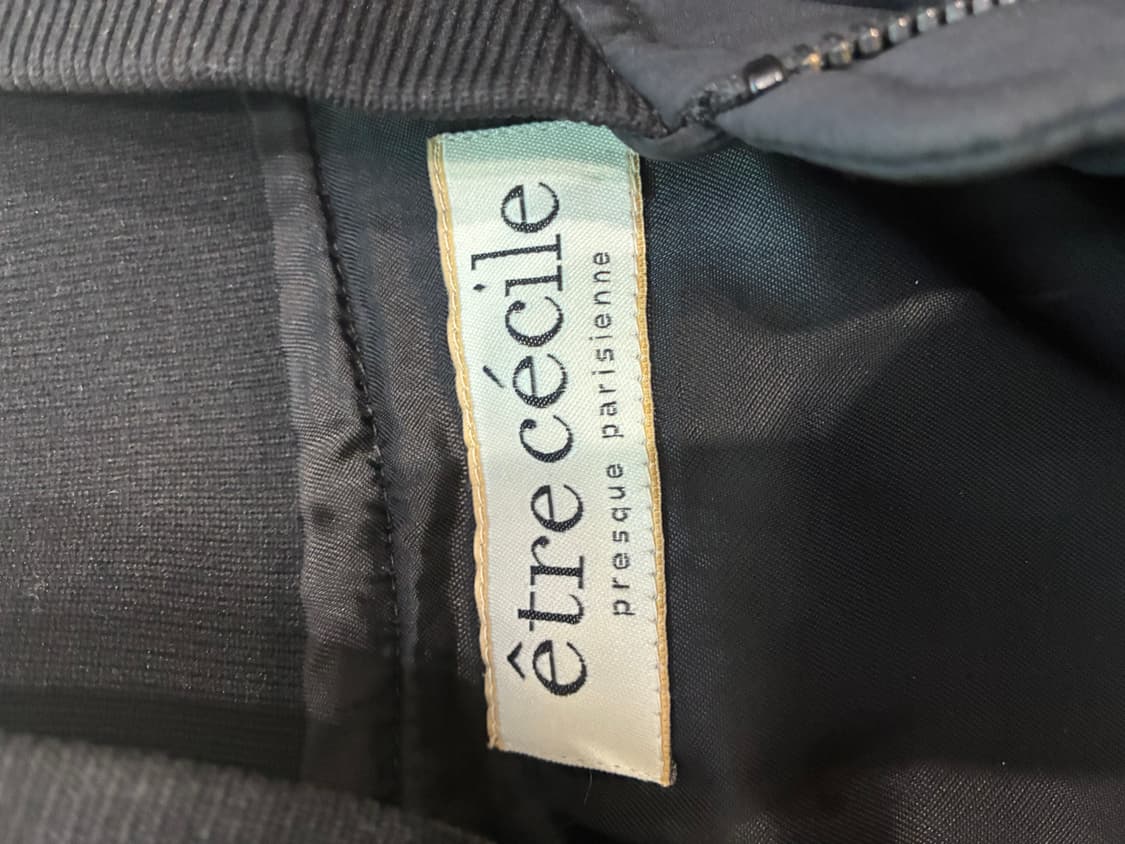 Être Cécile 에뜨레세실 새드페이스 패치 오버사이즈 봄버 재킷 S 상품이미지3