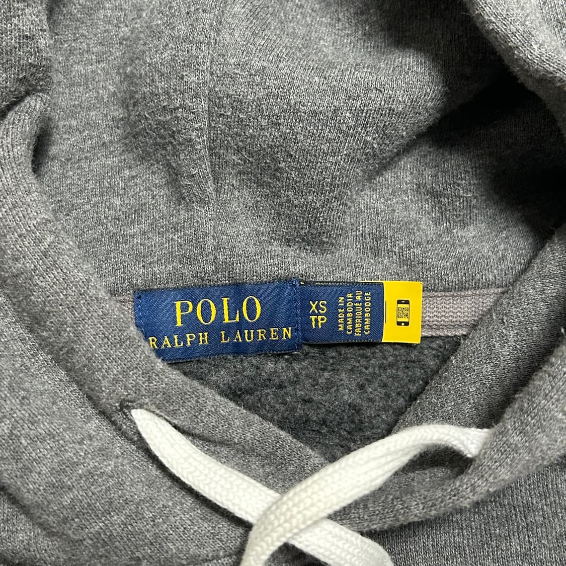 XS 폴로랄프로렌 그레이 후드티 상품이미지4