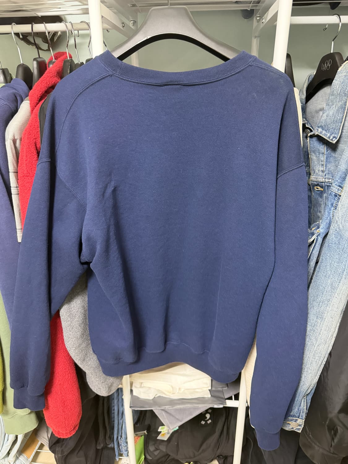 90s 빈티지 러셀 맨투맨 네이비(L) 상품이미지10