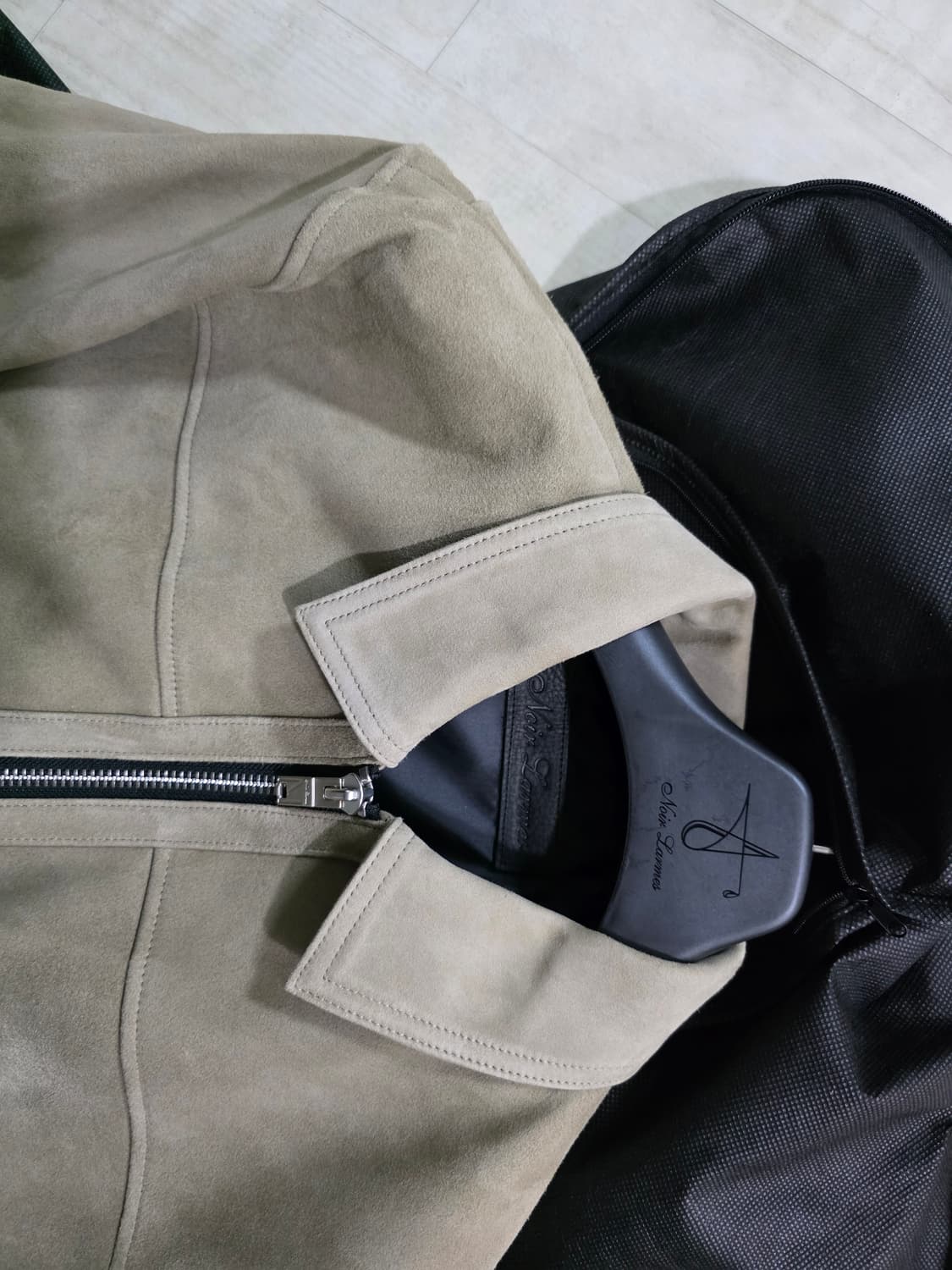 느와르라르메스 스탠다드 스웨이드 자켓 48 상품이미지3