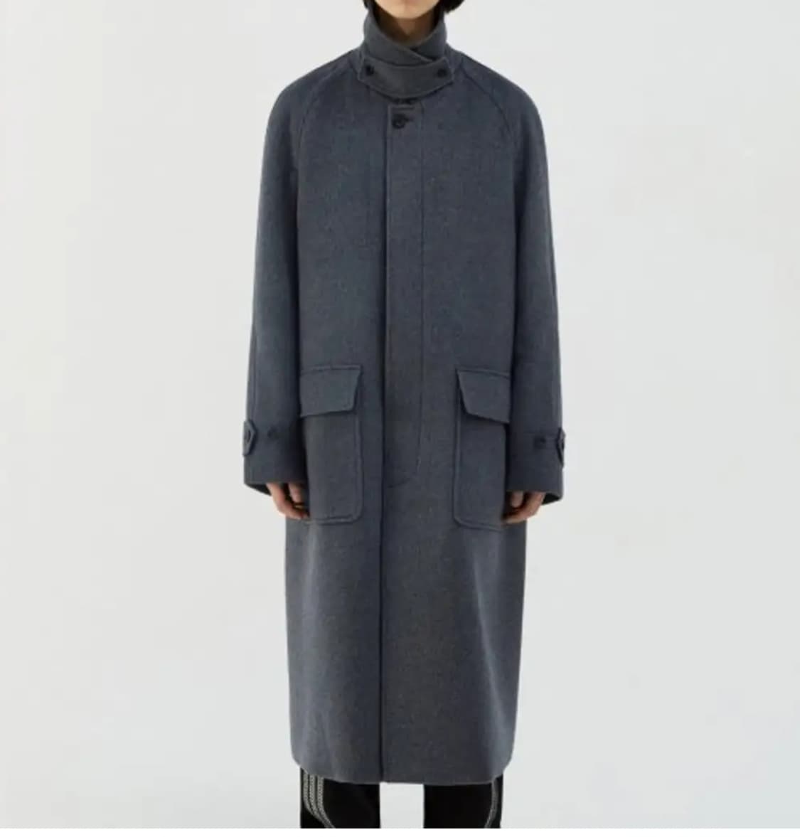 비바스튜디오 오버핏 롱 코트 남자100~105 상품이미지1