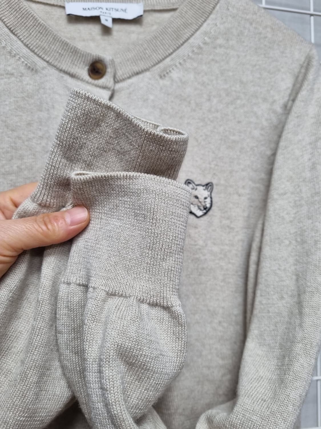 (택포) 메종키츠네 니트가디건 M 상품이미지3