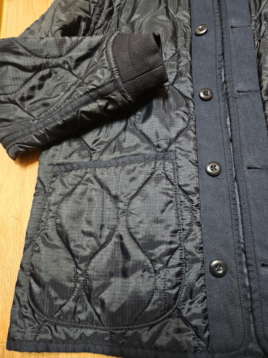 폴로 랄프로렌 깔깔이 누빔 지켓 아메카지 클래식 로고리스 m 100 나나 상품이미지3