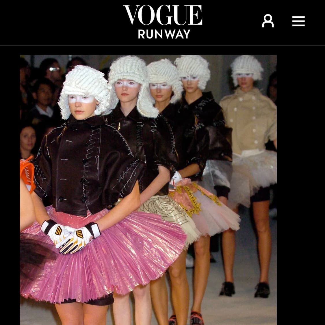 꼼데가르송 빈티지 2005 컬렉션 쇼피스 상품이미지1