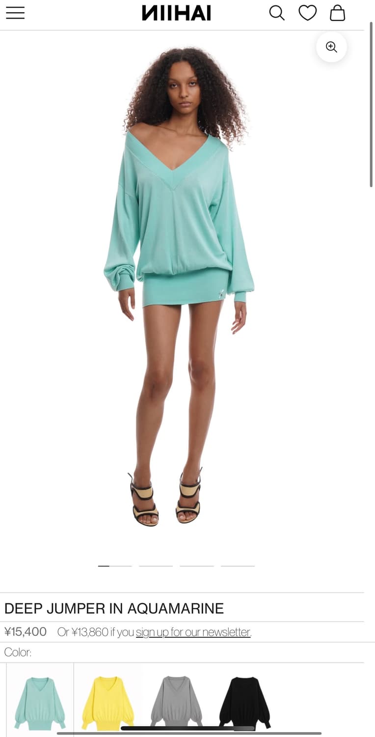 Niihai Deep jumper XS  상품이미지1