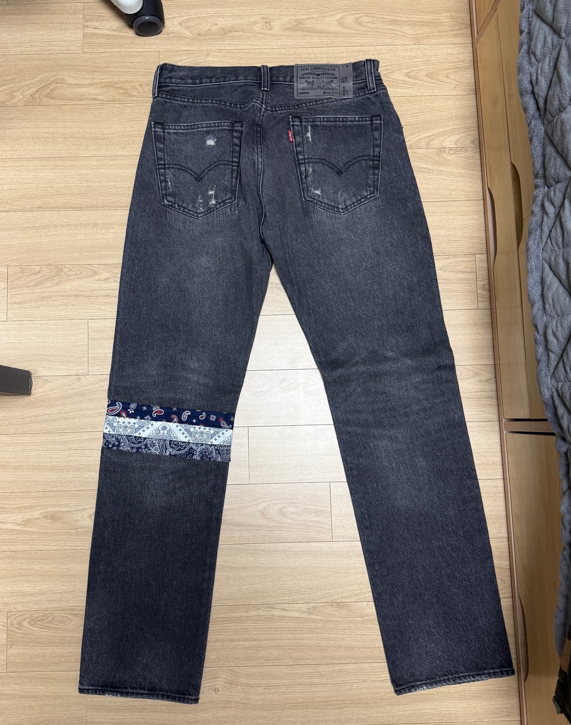 리바이스 x 클랏 유니언레일 501 진 상품이미지5