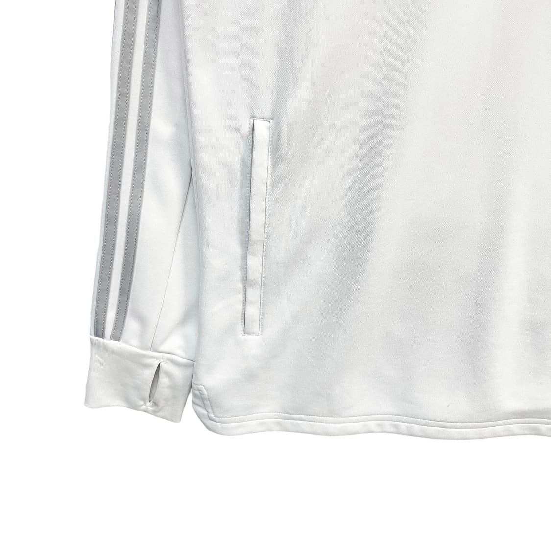 아디다스 독일 화이트 실버 하프 집업 트랙탑 져지 상품이미지4
