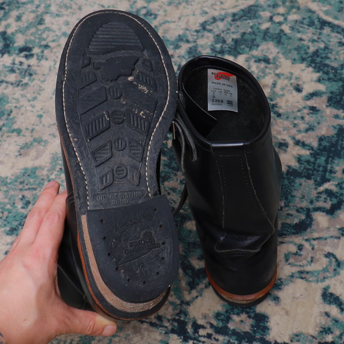 Redwing 레드윙 엔지니어 부츠 2268 250 블랙 상품이미지8
