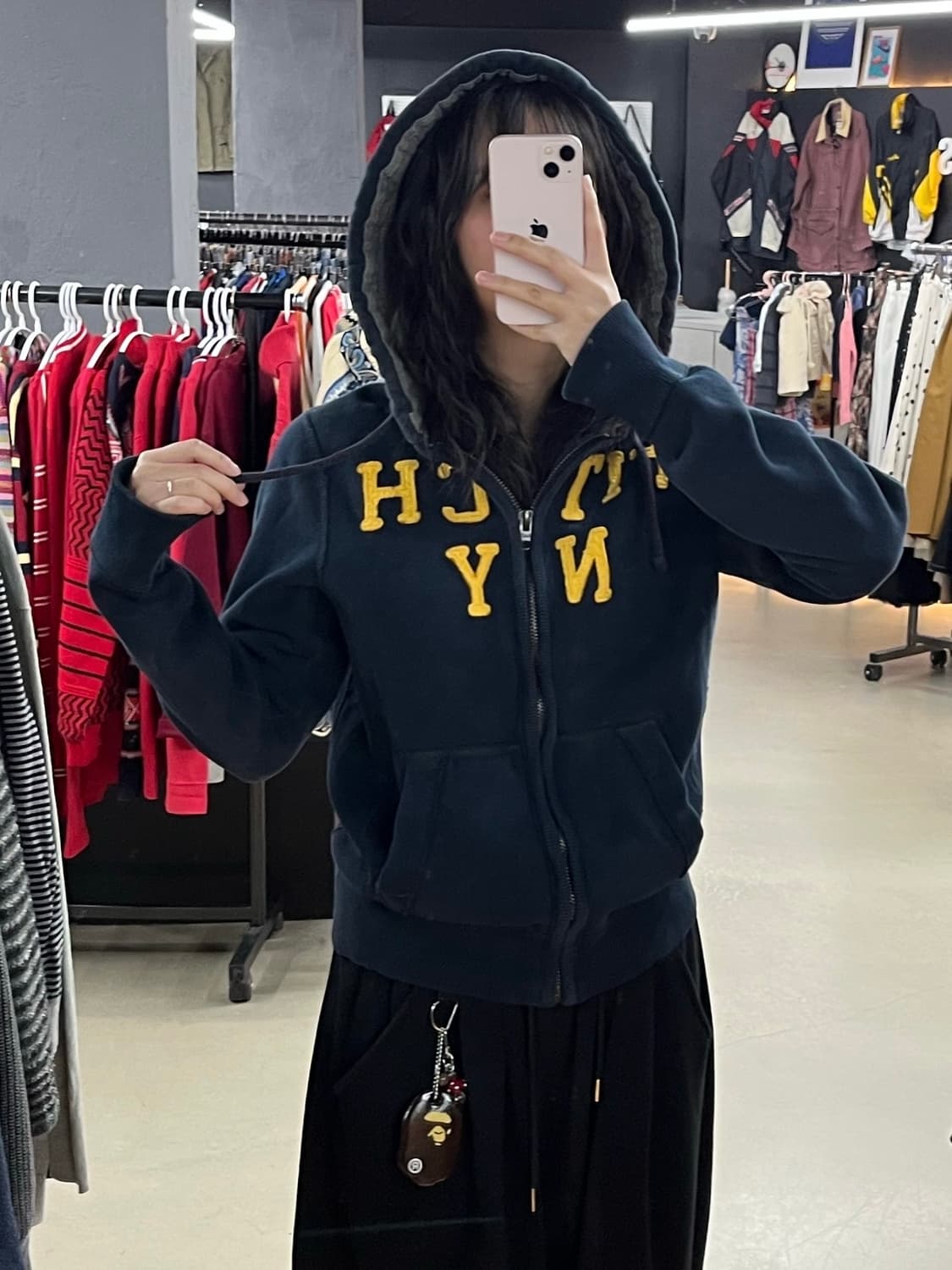 아베크롬비 네이비 후드집업 상품이미지1