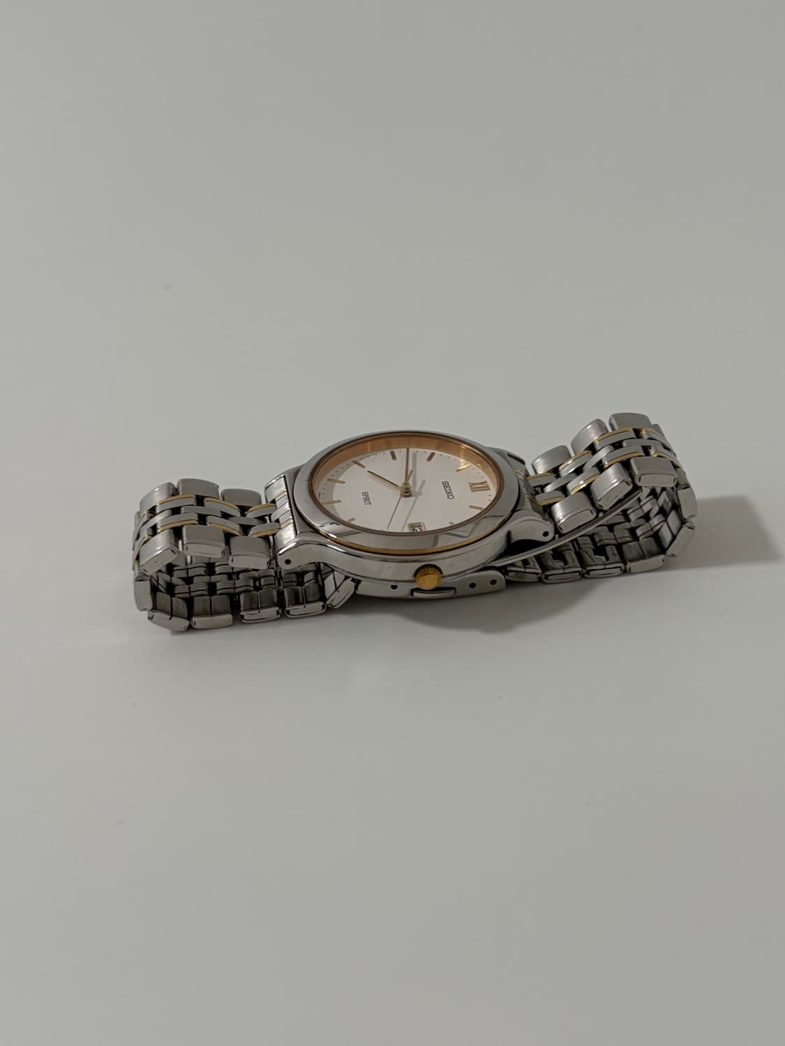 90s spirit white dial combi quartz  상품이미지6