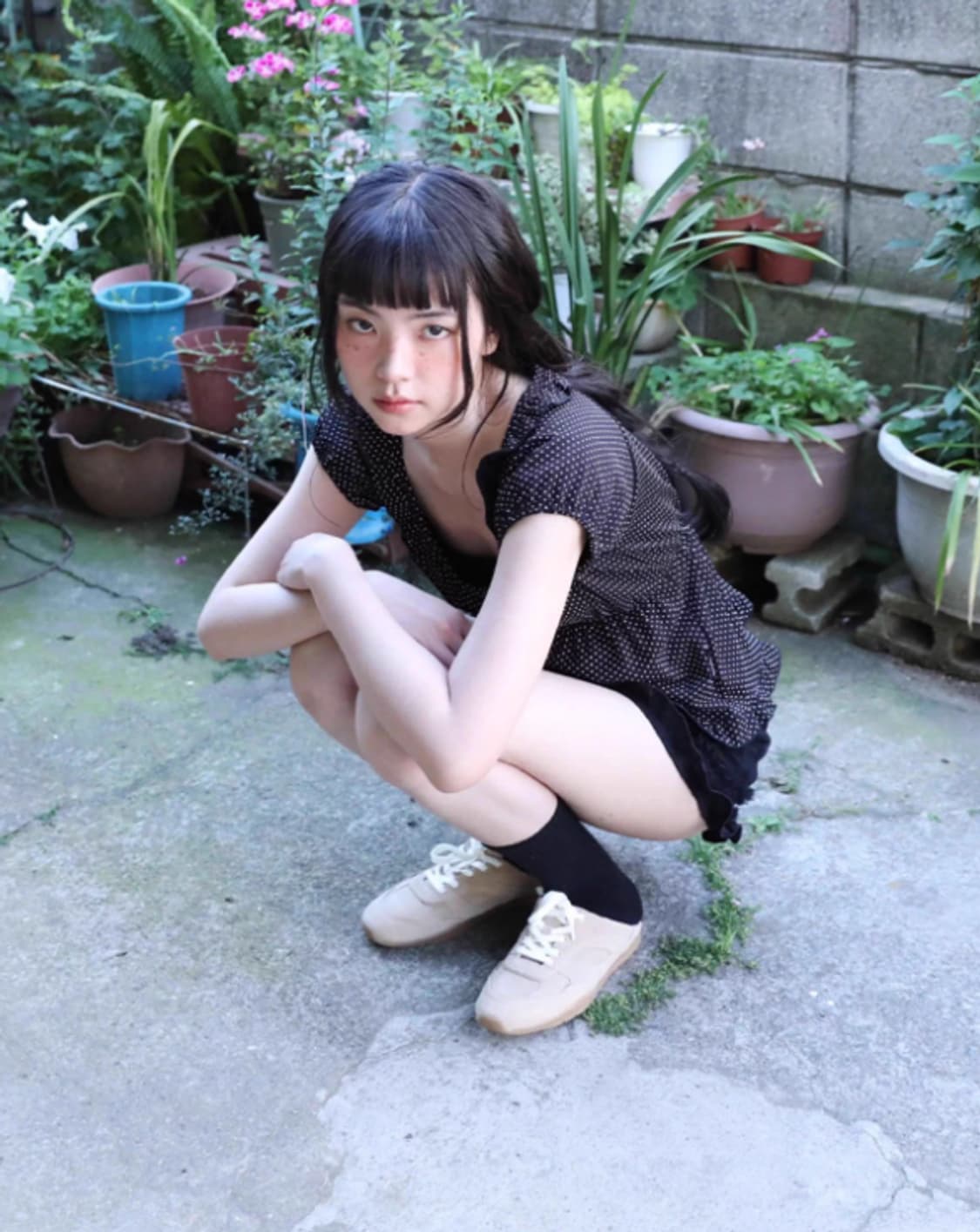 MESH STAR RUFFLE MINI SKIRT 상품이미지2