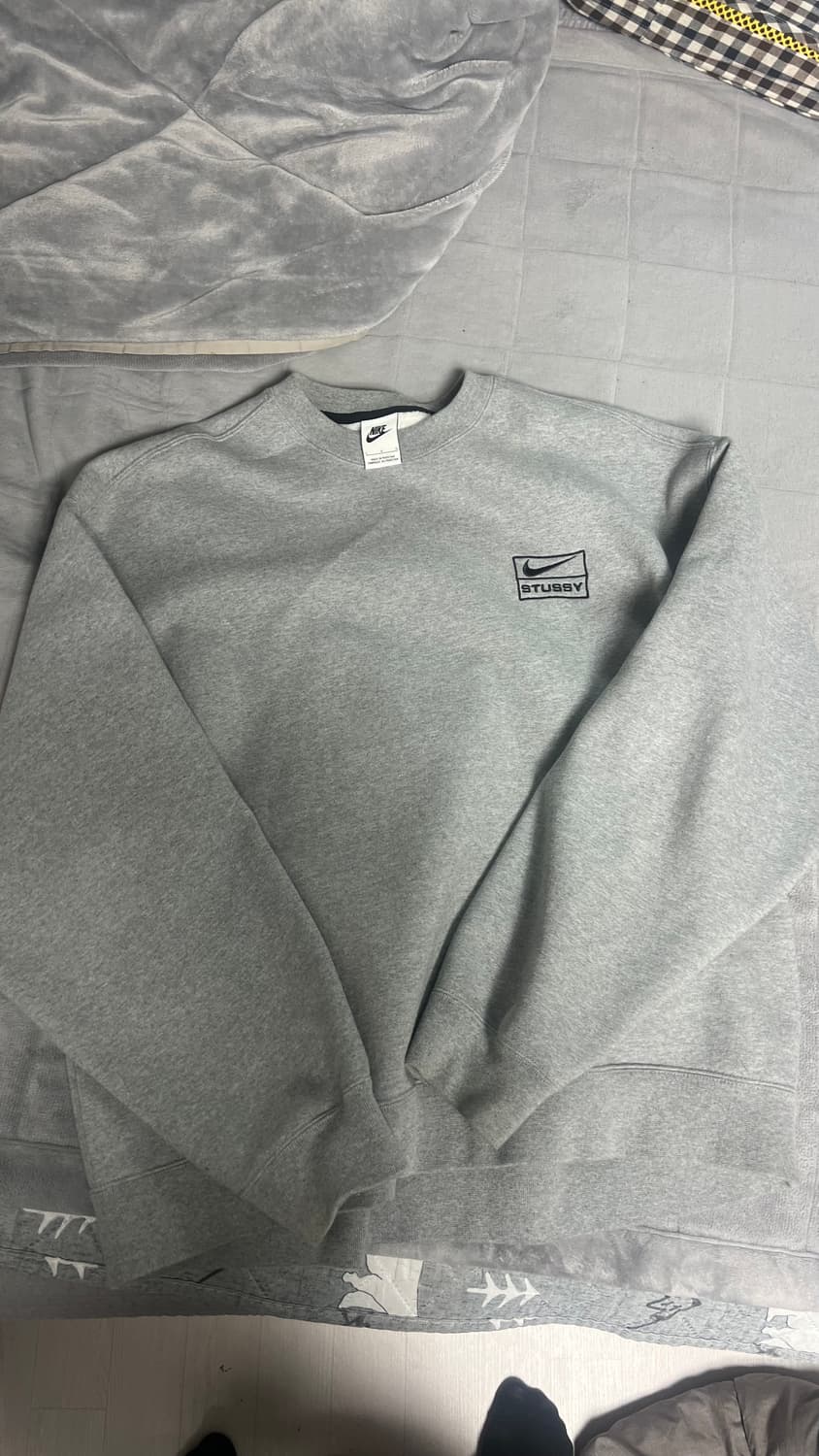 나이키 스투시 nrg 그레이 맨투맨 상품이미지3