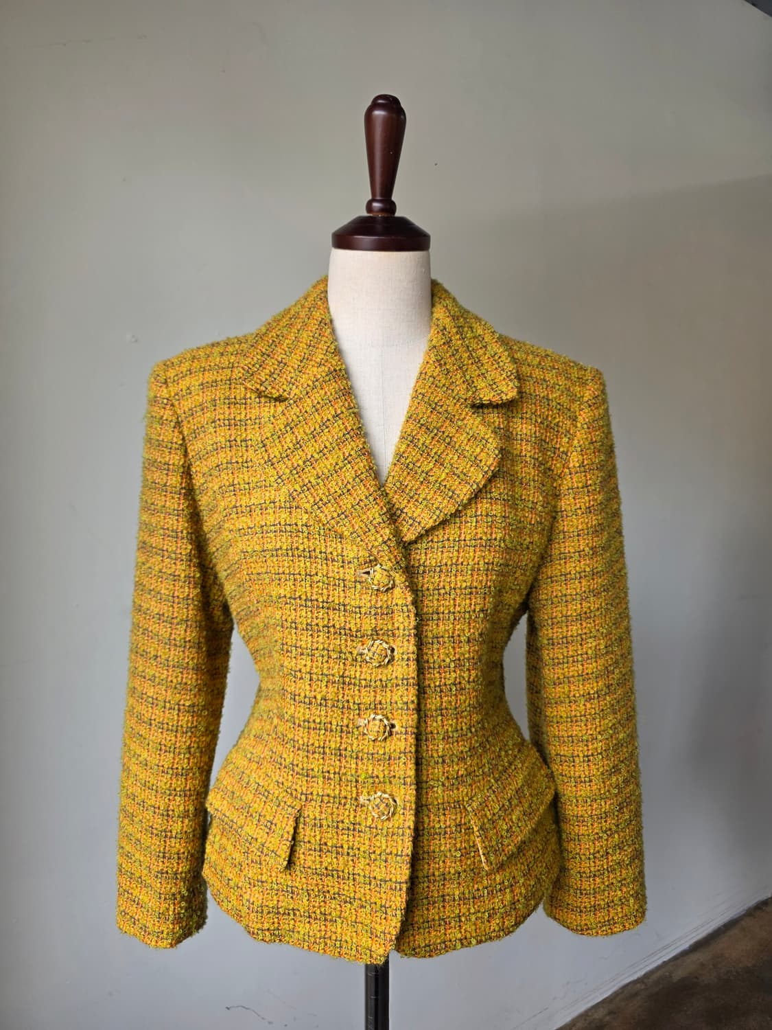 부클 트위드 자켓 상품이미지2