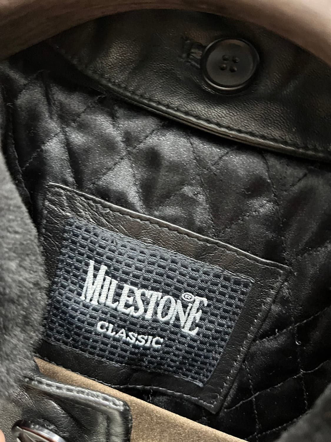 110) 마일스톤 무스탕 하프 가죽자켓 상품이미지7