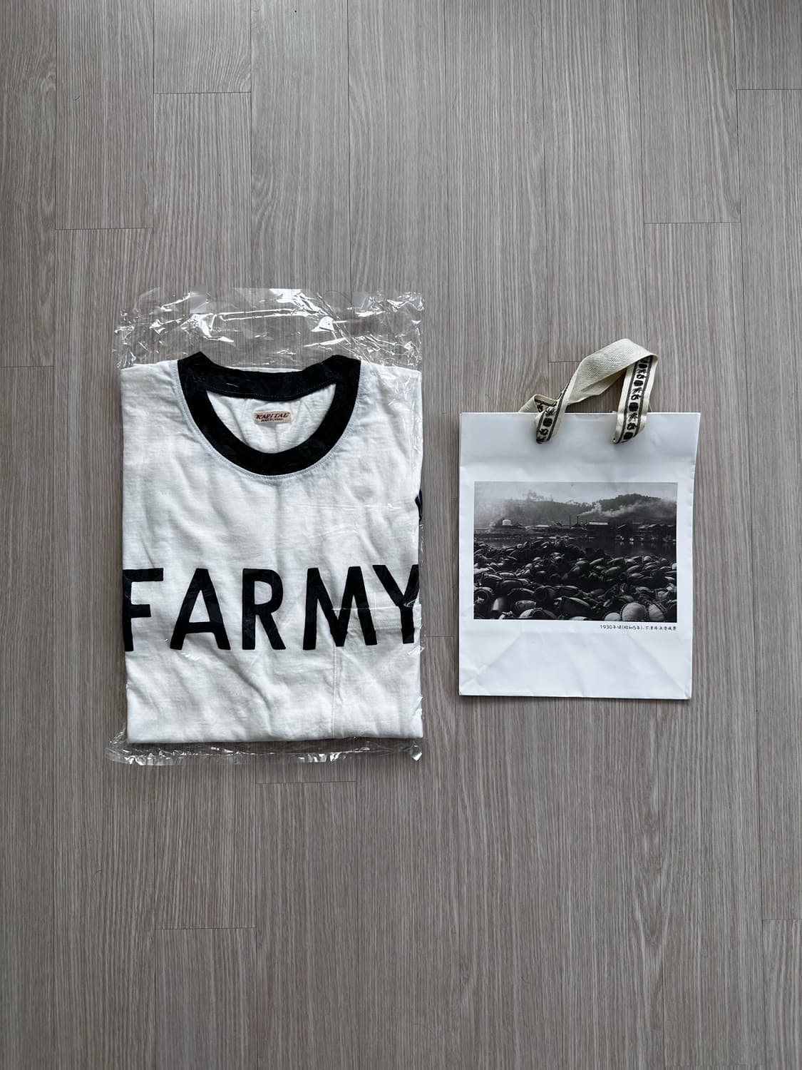 캐피탈 farmy 포켓 링거 티셔츠 4사이즈 상품이미지1