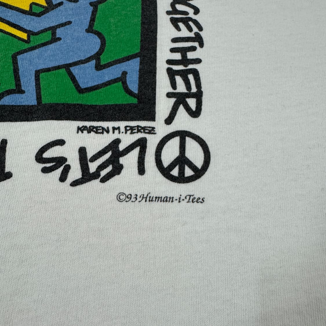 빈티지 90s  Keith Haring 키스해링 티셔츠 상품이미지4