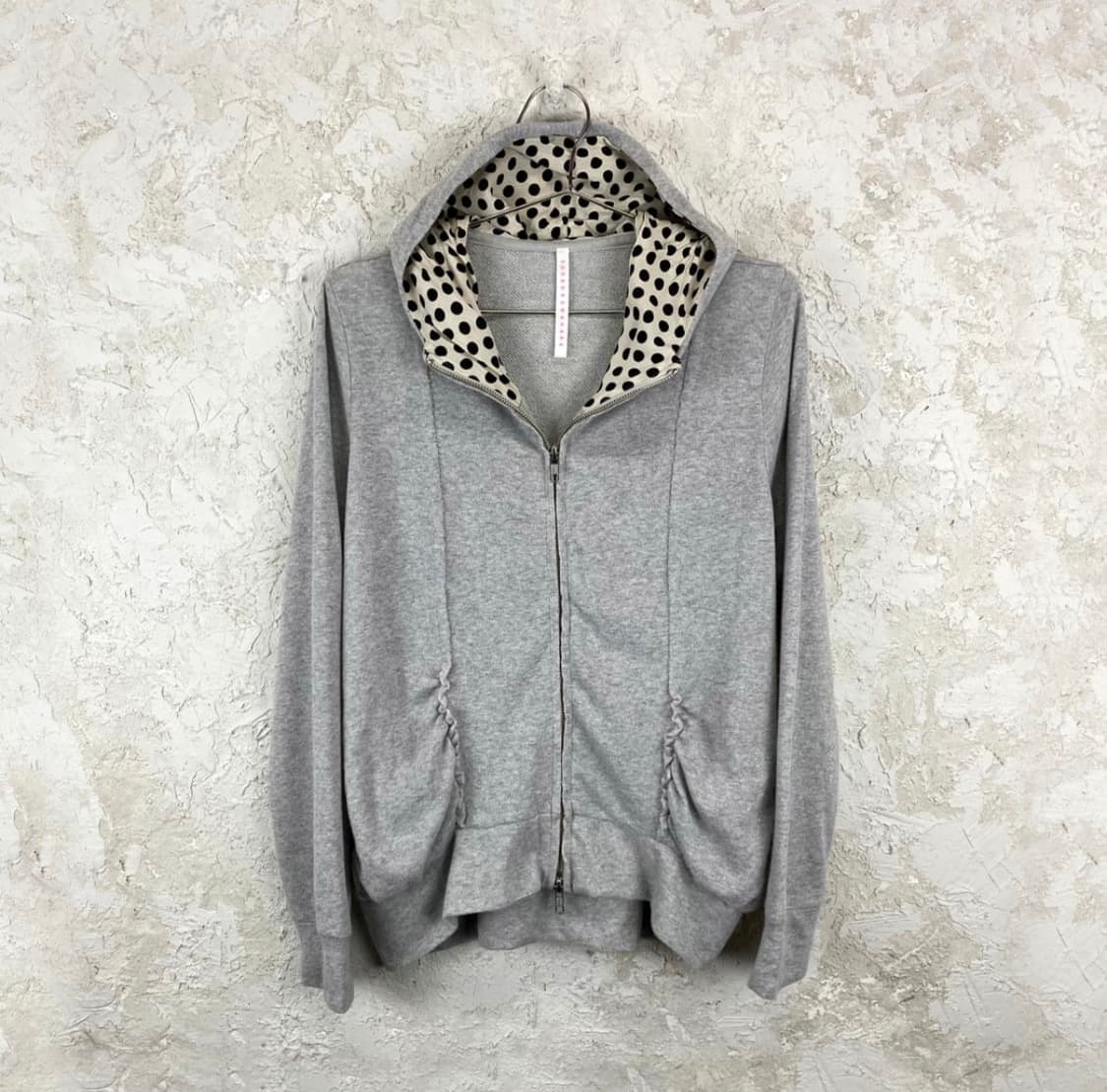 스나오 쿠와하라 폴카 도트 라이닝 후드 글리터 상품이미지1