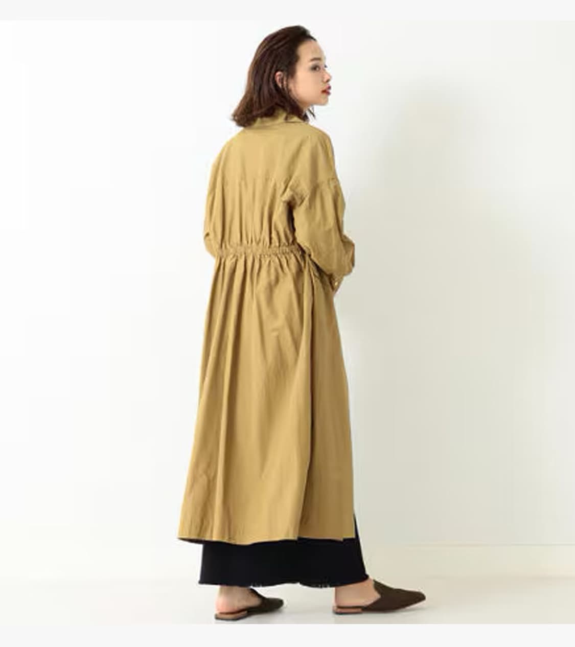 BEAMS LIGHTS - BACK GATHER LONG COAT 상품이미지4