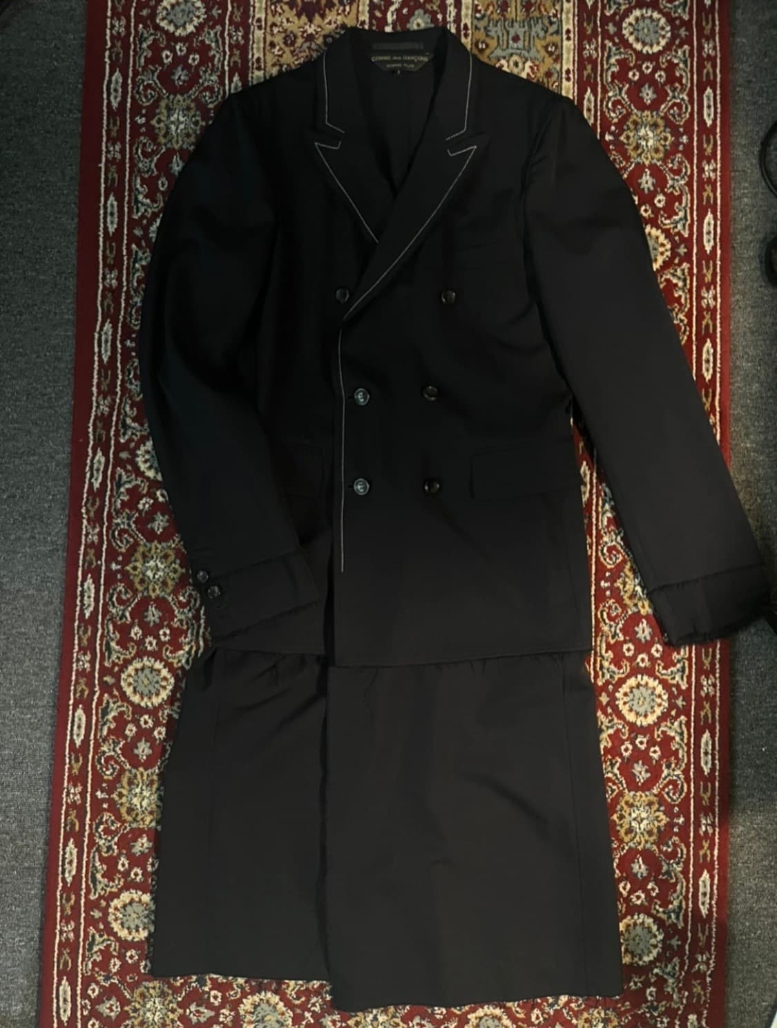 comme des garcons homme plus 더블 도킹 코트 상품이미지1