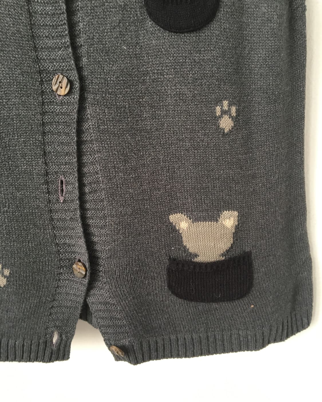 Cat point knit vest 상품이미지4