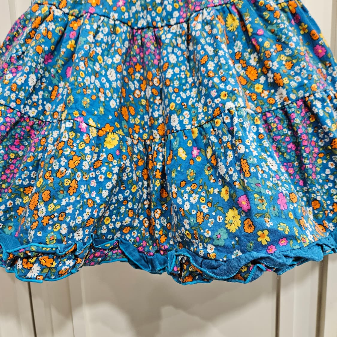 꽃무늬 프릴 미니 스커트 상품이미지3