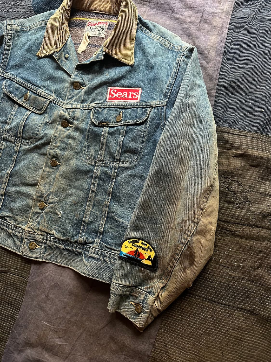 44) 70s USA LEE 빈티지 리 101LJ 스톰라이더 데님 자켓 상품이미지6