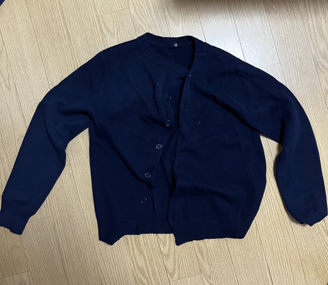 EE 비대칭 가디건 상품이미지1