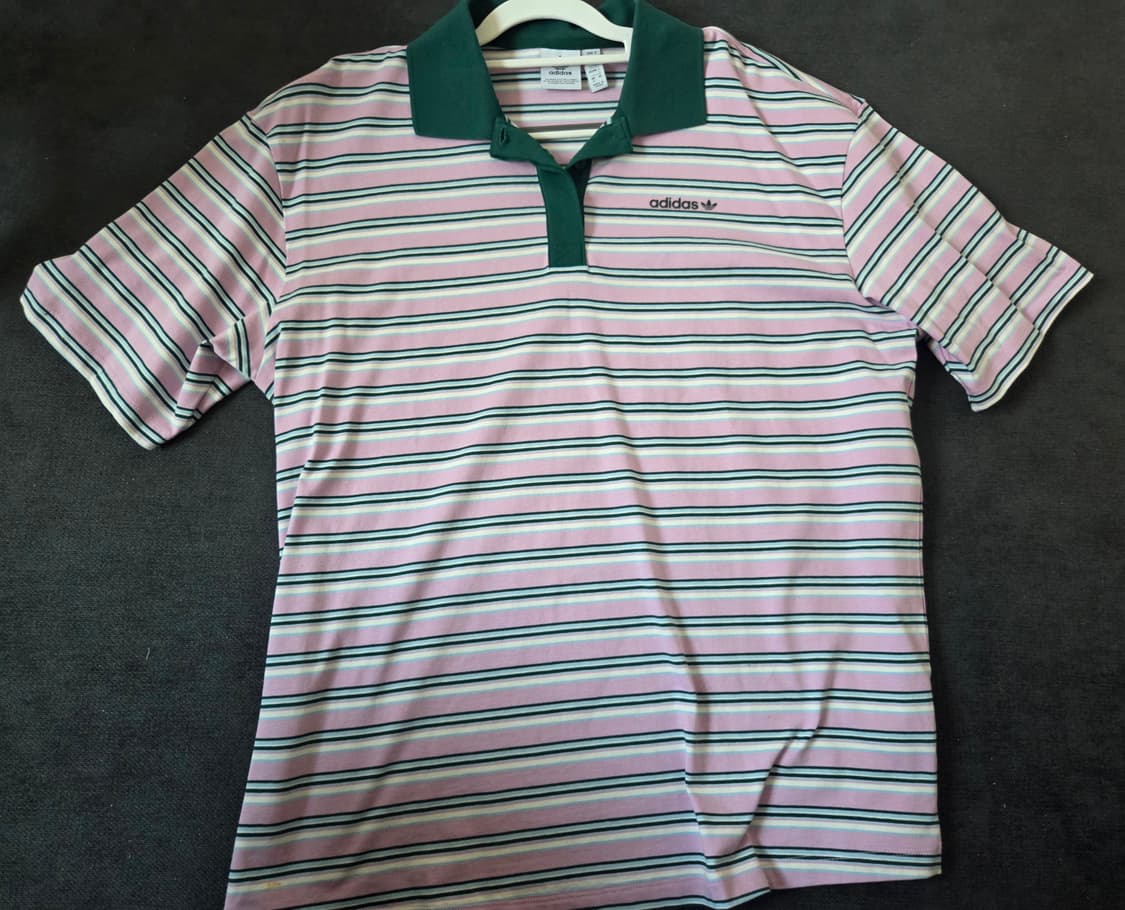 아디다스 오리지널 80s 오버사이즈 스트라이프 카라티 상품이미지1