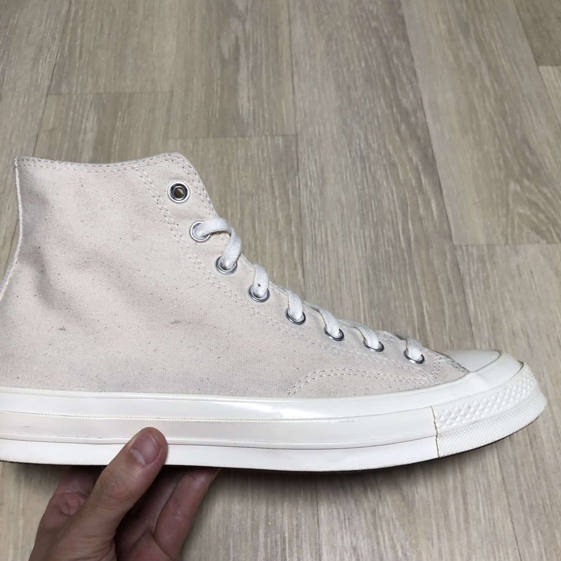 (280) 컨버스 CONVERSE 척70 하이 빈티지 캔버스 내추럴  상품이미지5