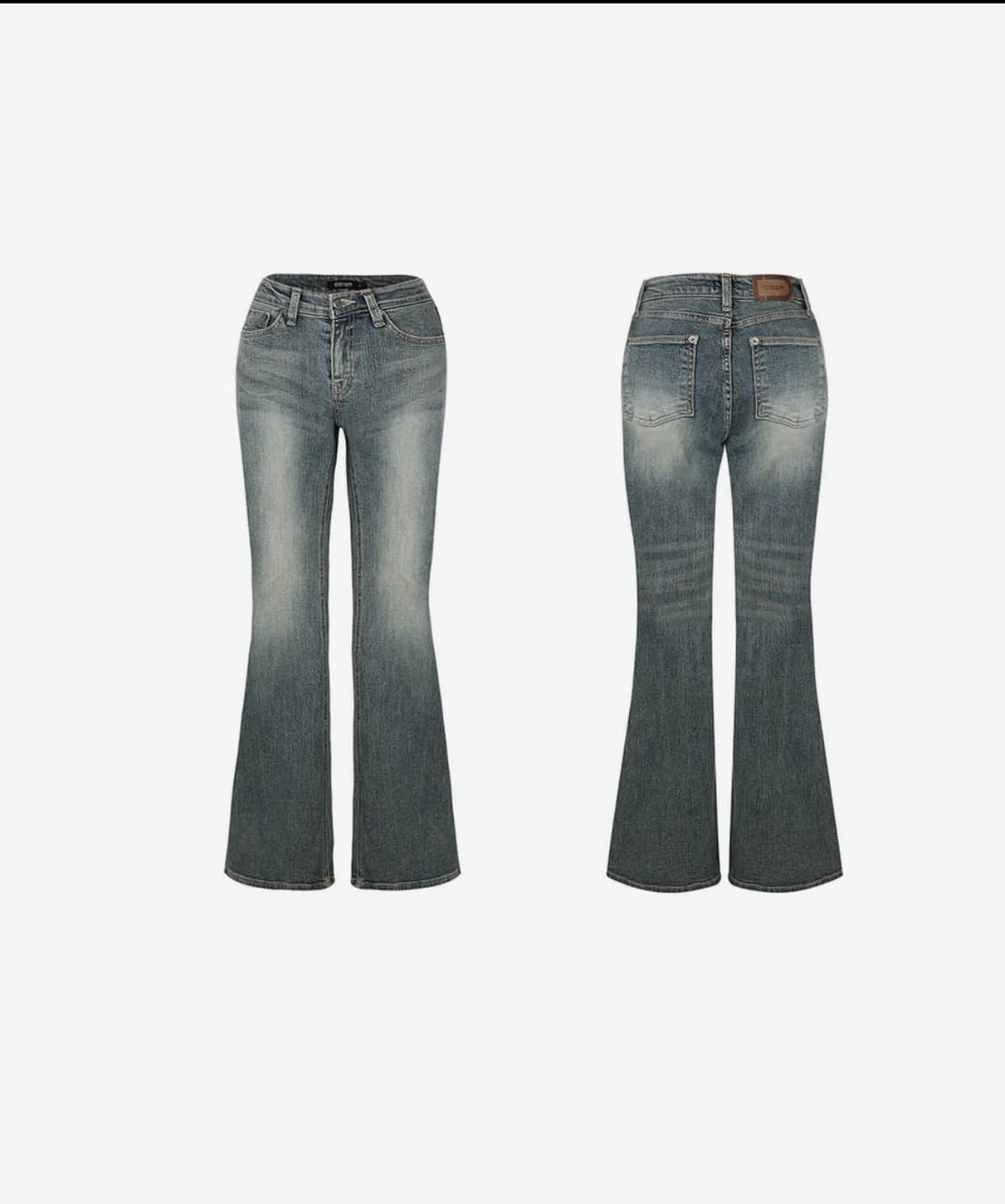 Vintage raw jean in blue 상품이미지1