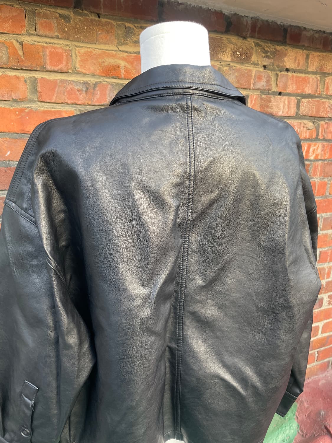 블랙 가죽자켓 상품이미지3