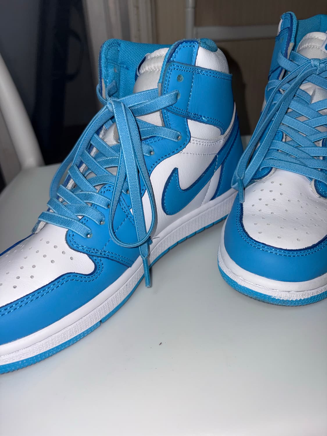 새상품[265]조던1 하이  UNC 상품이미지3