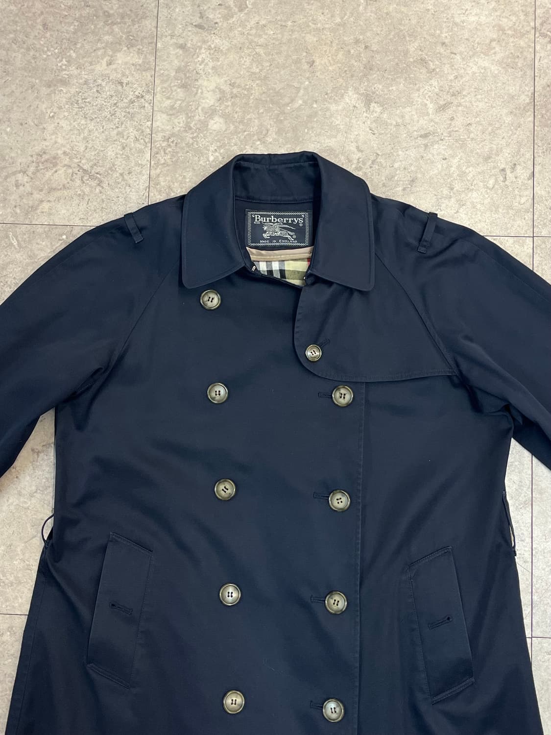 버버리 트렌치 롱코트 네이비 #csz2579 상품이미지4