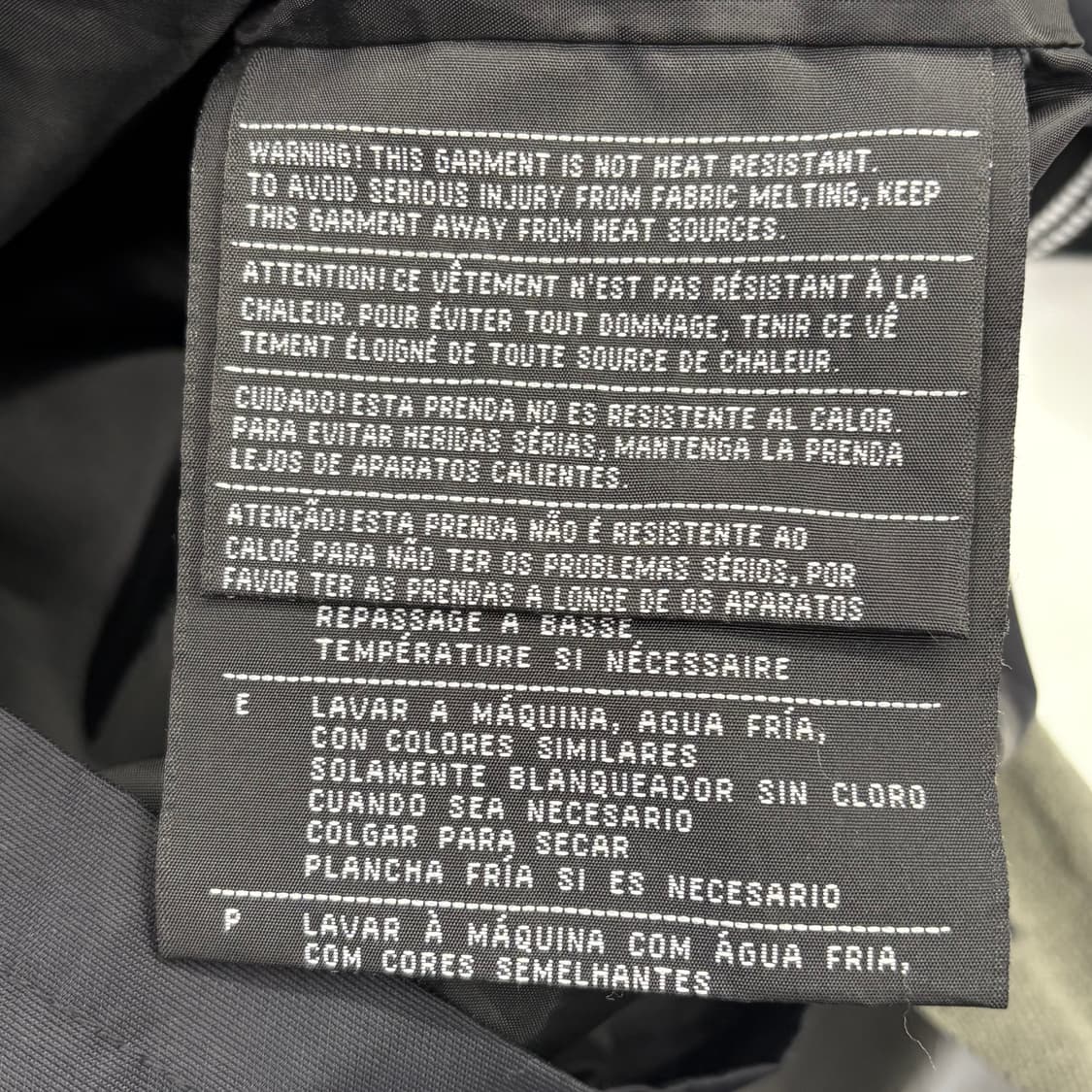 M 할리데이비슨 블랙 나일론 라이더 자켓 상품이미지5