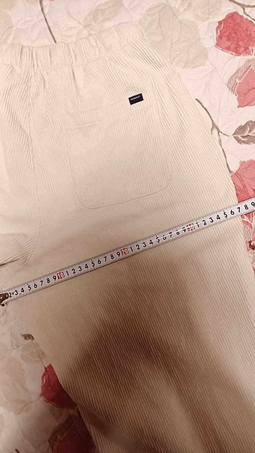 하이드아웃 와이드 코듀로이팬츠 32인치 기장98 상품이미지6