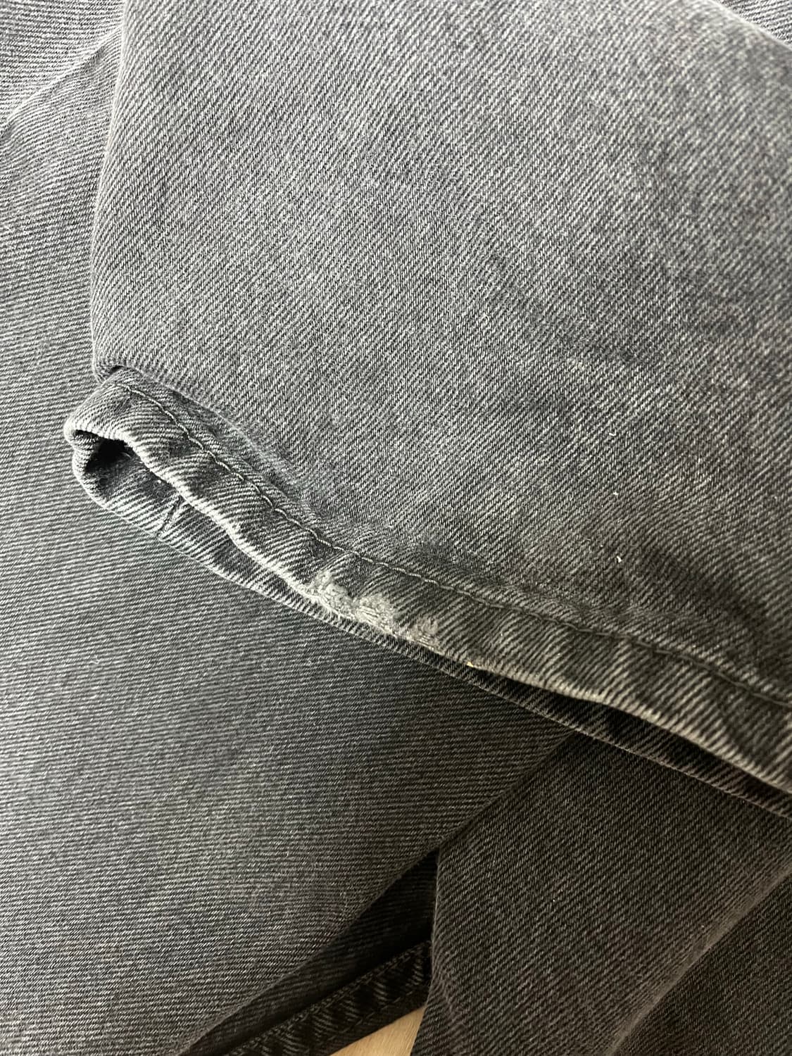 [36x34] 550 리바이스 흑청 데님 상품이미지4