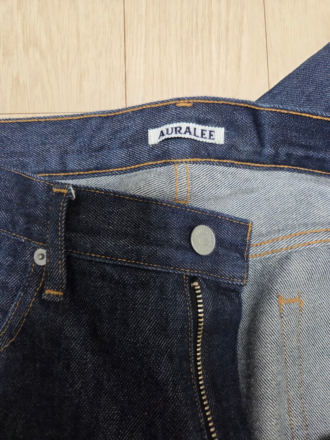 오라리 하드 트위스트 데님 팬츠 상품이미지3