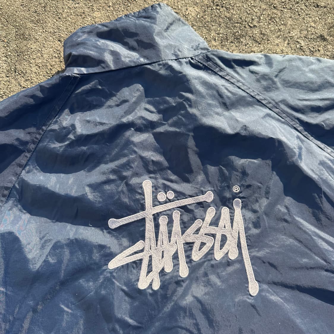 [L] 00s Stussy 스투시 나일론 바람막이 자켓 상품이미지6